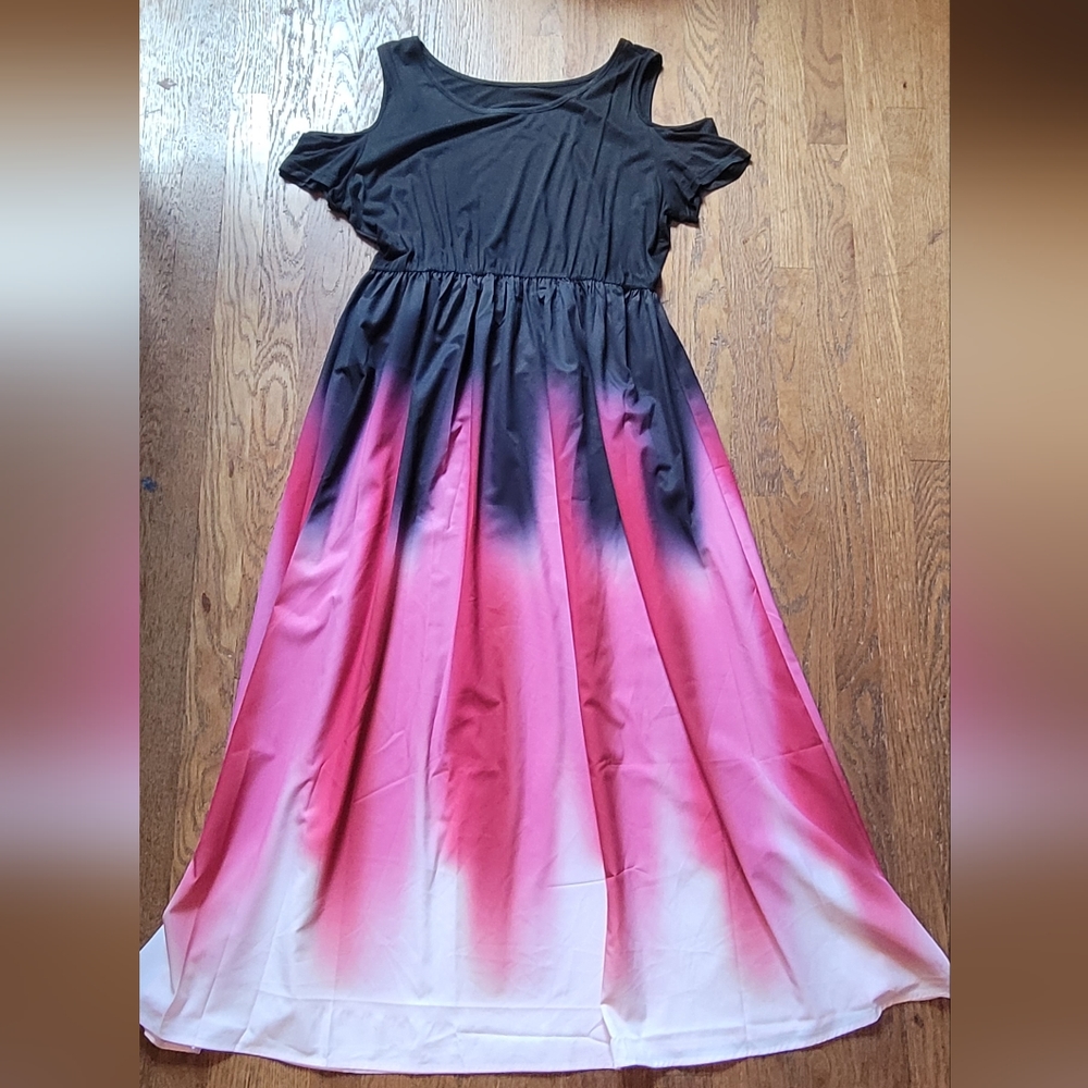 Cold shoulder dress
